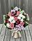 Букет цветов из: Альстромерии, Гвоздики, Розы и Хризантемы в Сапогово