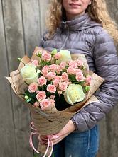 Букет цветов из:  Розы в Сапогово