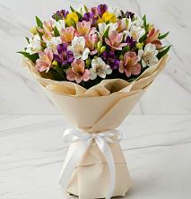 Букет цветов из:  Альстромерии в Сапогово