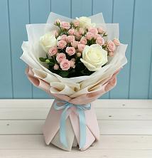 Букет цветов из:  Розы в Сапогово