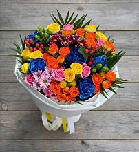 Букет цветов из:  Розы и Хризантемы в Сапогово