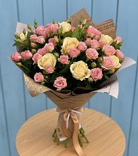 Букет цветов из:  Розы в Сапогово