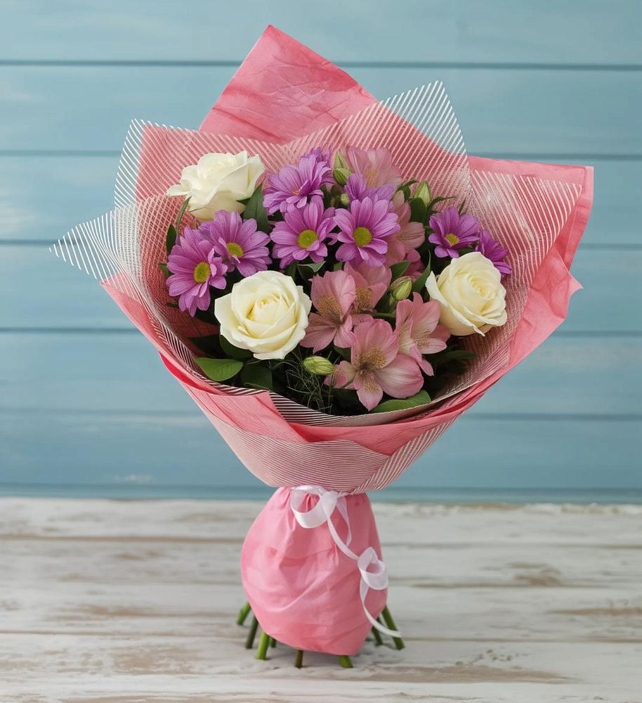 Букет цветов из: Герберы в Сапогово