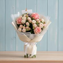 Букет цветов из:  Розы в Сапогово